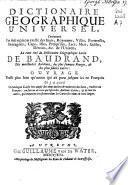 Dictionaire geographique universel,