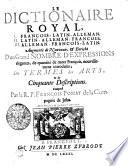 Dictionarium Regium ...