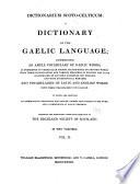 Dictionarium Scoto-celticum