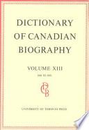 Dictionary of Canadian Biography / Dictionaire Biographique Du Canada