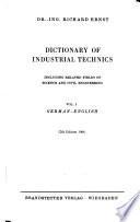Dictionary of Industrial Technics