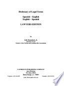 Dictionary of Legal Terms