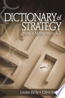 Dictionary of Strategy