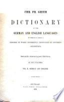 Dictionary of the German and English Languages