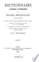 Dictionnaire analogique & étymologique des idiomes méridionaux