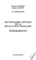 Dictionnaire critique de la Révolution française