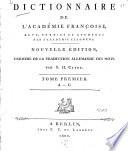 Dictionnaire de l'Académie Françoise