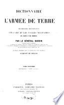 Dictionnaire de l'armée de terre