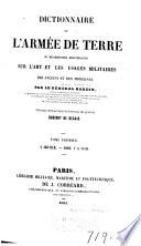 Dictionnaire de l'armée de terre
