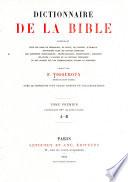 Dictionnaire de la Bible