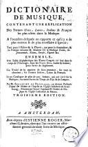 Dictionnaire de musique