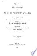 Dictionnaire des spots ou proverbes wallons
