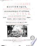 Dictionnaire historique, critique, chronologique, geographique et_litteral de la Bible par le reverend pere dom Augustin Calmet,_religieux benedictin, abbe de S. Leopold de Nancy tome premiere_-quatrieme