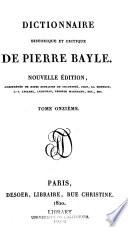 Dictionnaire historique et critique de Pierre Bayle: Dictionnaire historique et critique