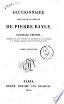 Dictionnaire historique et critique de Pierre Bayle