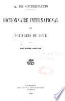 Dictionnaire international des écrivains du jour