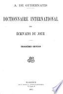 Dictionnaire international des écrivains du jour