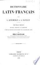 Dictionnaire latin-français