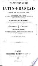 Dictionnaire latin-français