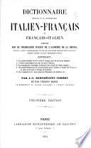 Dictionnaire portatif et de prononciation italien-français et français-italien ...