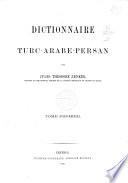 Dictionnaire Turc-arabe-persan