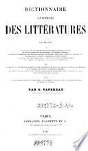 Dictionnaire universel des littératures