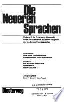 Die neueren Sprachen