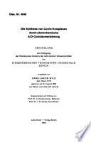 Die synthese von corrin-komplexen durch photochemische a/d-cycl...