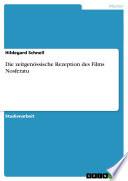 Die zeitgenössische Rezeption des Films Nosferatu