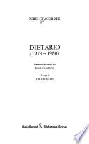 Dietario (1979-1980)