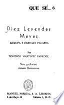 Diez leyendas mayas