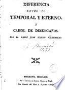 Diferencia entre lo temporal y eterno y crisol de desengaños