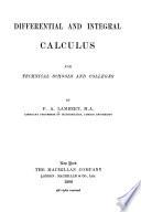 Differential and Integral Calculus for Technical Schools and Colleges