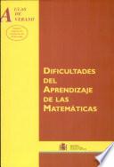 Dificultades del aprendizaje de las matemáticas