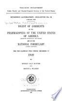 Digest of Comments on the Pharmacopœia of the United States of America (Eighth Decennial Revision) and on the National Formulary (3d Ed.) for the Calendar Year Ending December 31