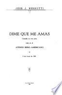 Dime que me amas