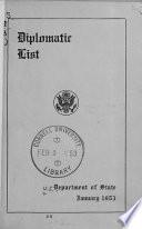 Diplomatic List