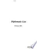 Diplomatic List