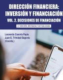 Dirección financiera: inversión y financiación, Volumen 2; Segunda edición