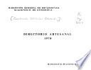 Directorio artesanal, 1978