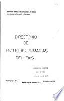 Directorio de escuelas primarias del pais