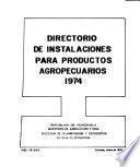 Directorio de instalaciones para productos agropecuarios