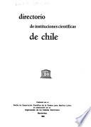 Directorio de instituciones científicas de Chile