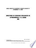 Directorio de Servicios Geológicos de Latinoamérica y el Caribe, 1981