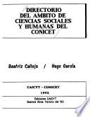 Directorio del ámbito de ciencias sociales y humanas del CONICET