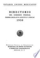 Directorio del Gobierno Federal de los Estados Unidos Mexicanos
