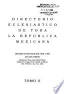 Directorio eclesiástico de toda la República Mexicana