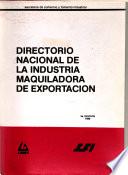Directorio nacional de la industria maquiladora de exportación