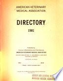 Directory - American Veterinary Medical Association