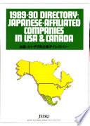 Directory, Japanese-affiliated Companies in USA & Canada